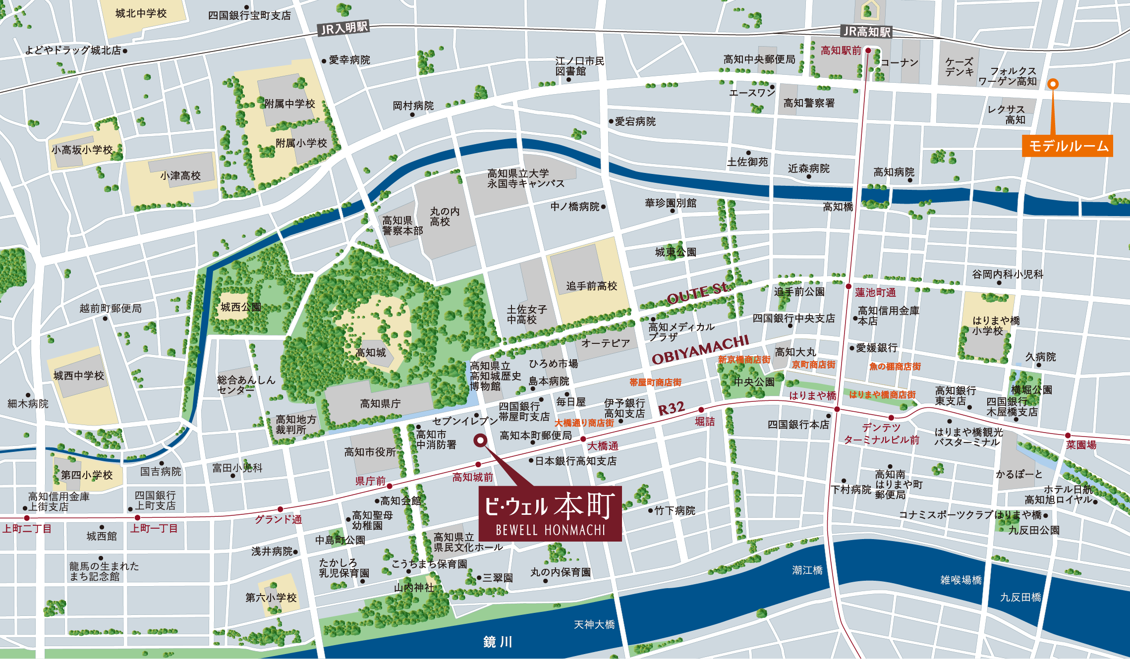 ビ・ウェル本町　周辺MAP