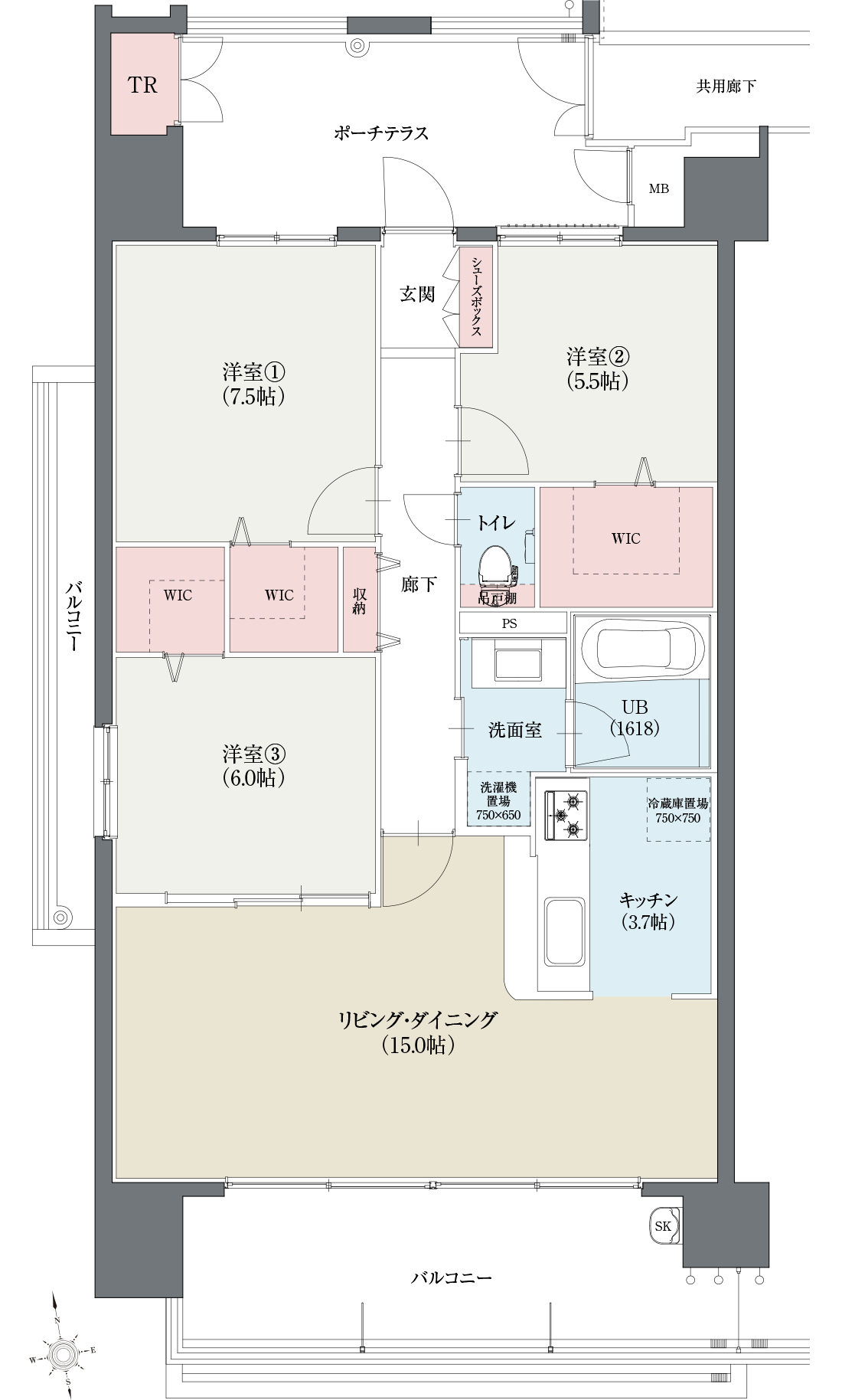 Fタイプ間取図