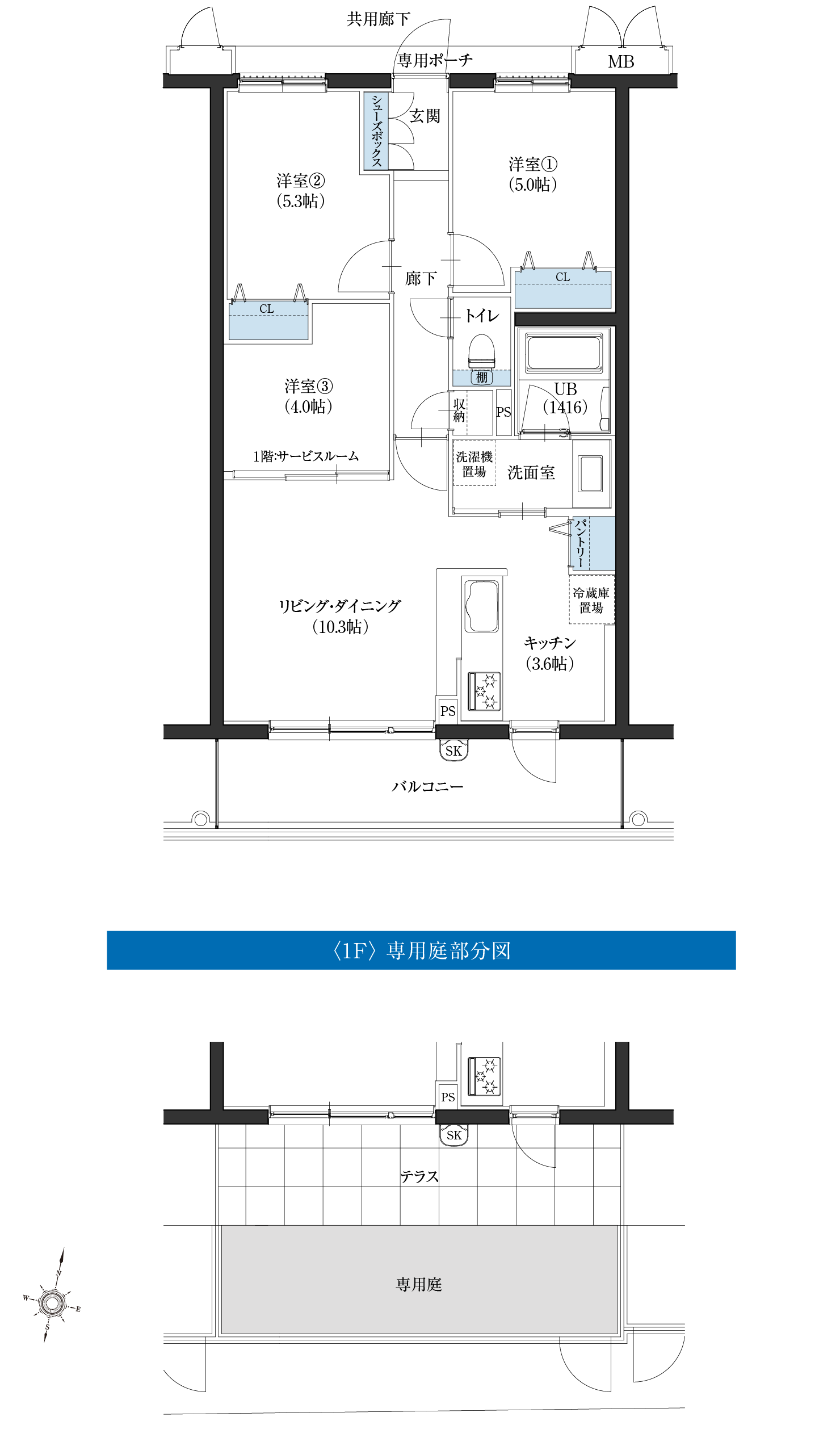 Dタイプ間取図2f1f