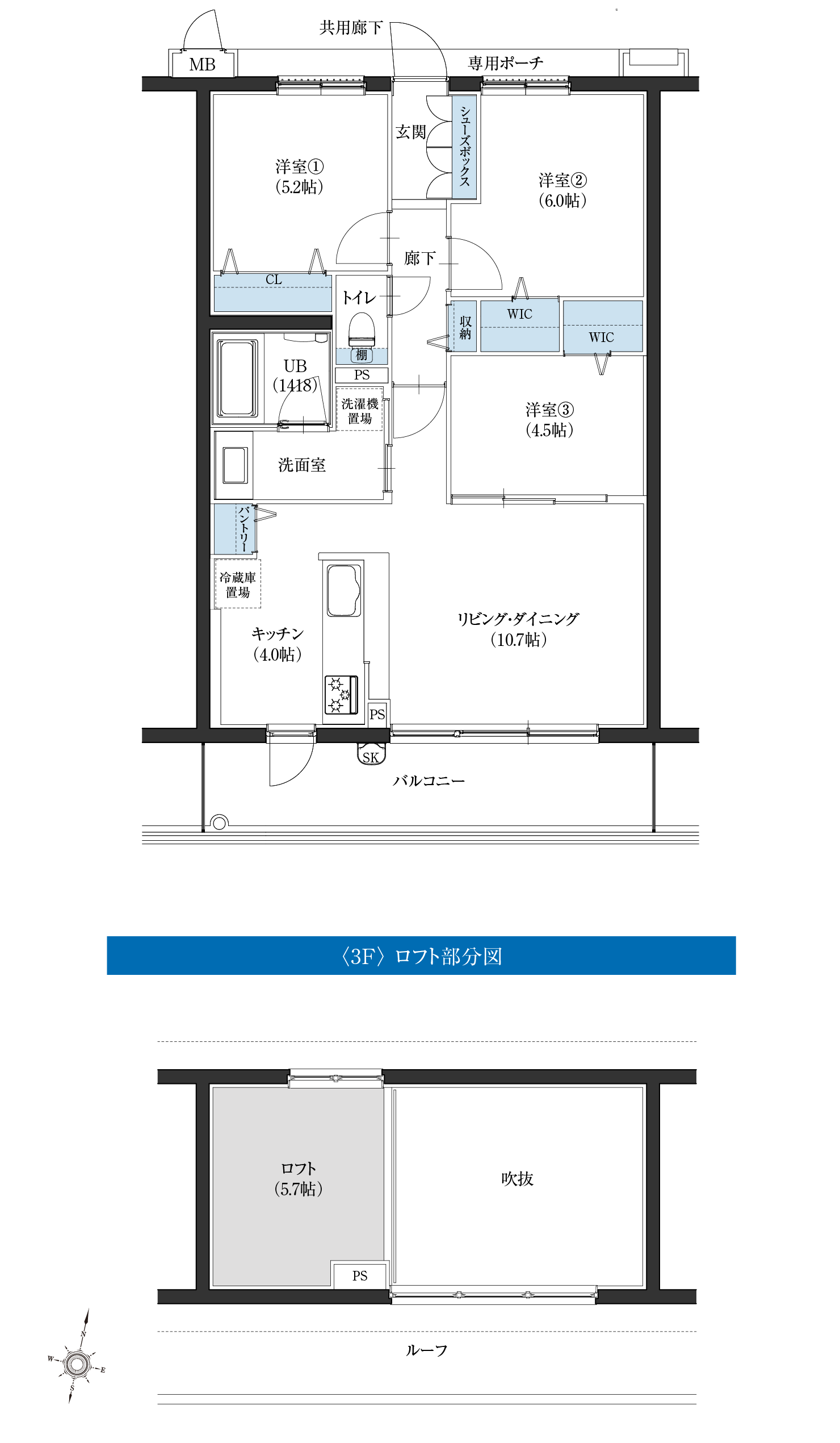 Fタイプ間取図3f