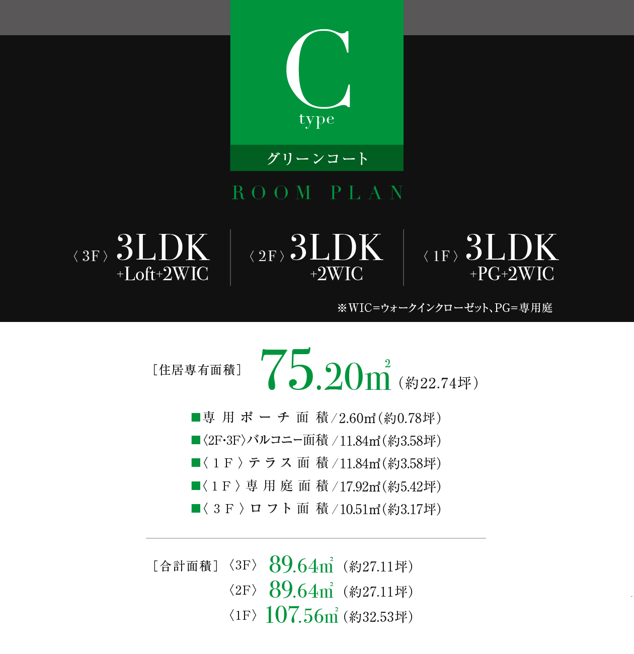 Cタイプ3LDK