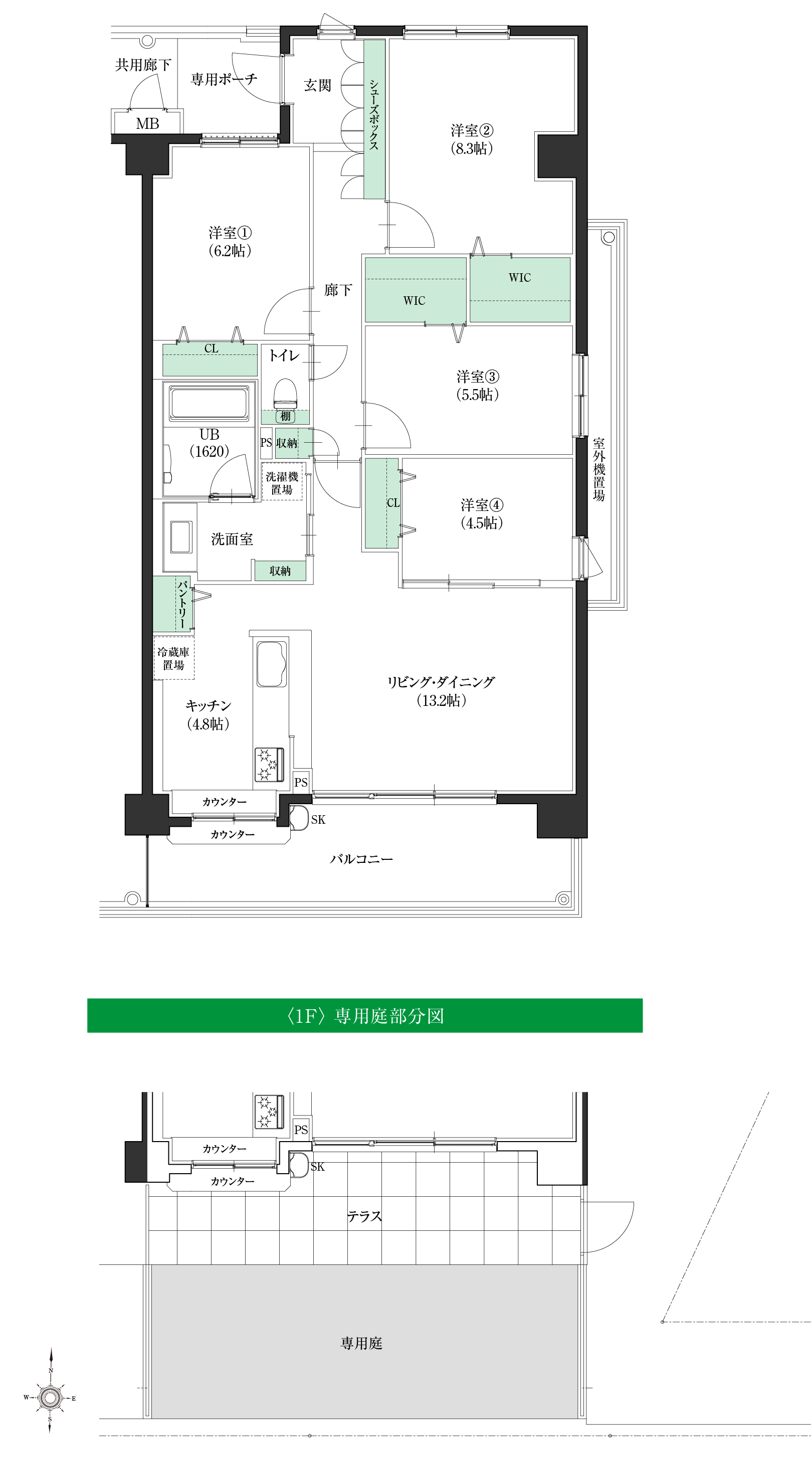 Iタイプ間取図2f1f